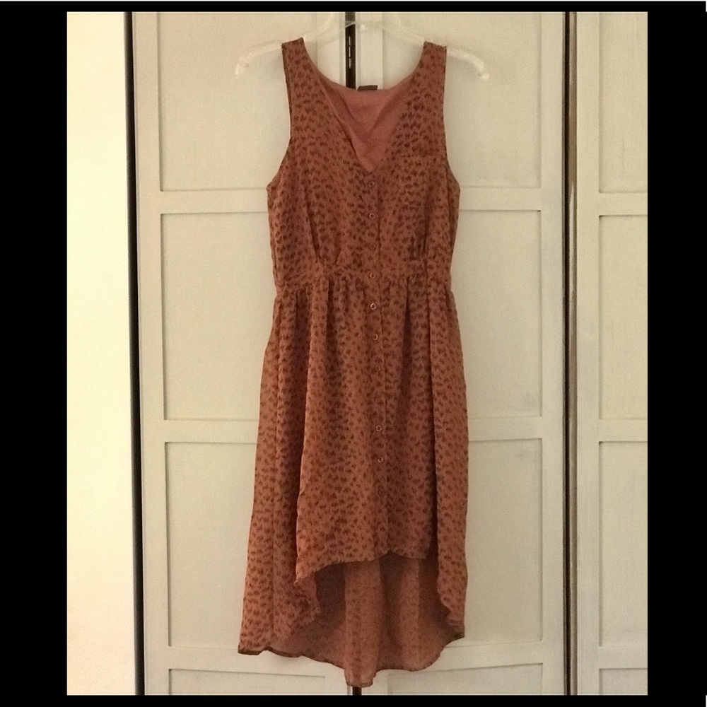 Sparkle & Fade Hi-Lo Button Down Dress